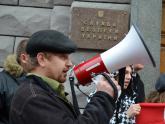 Акция солидарности против похищения Леонида Развозжаева