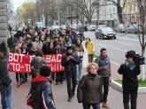 Акция солидарности против похищения Леонида Развозжаева